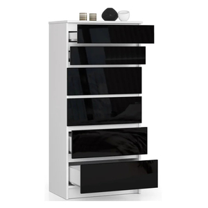 Factory Wholesale White Chest of Drawers Wooden Clothes High <strong>Storage</strong> Cabinet <strong>Furniture</strong> - Product Image 5