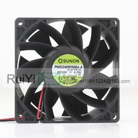 Sunon 5V 12V 48V DC24V 4.3W AC EC 9038 90X90X38MM 9CM Châssis silencieux roulement fréquence convertisseur 2 fils PMD2409PMB4-A ventilateur de refroidissement