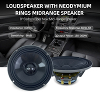 Haut-parleur de voiture personnalisable de 8 pouces 150W Haut-parleur PA Conception compacte pour le home cinéma Petit lieu Système audio professionnel