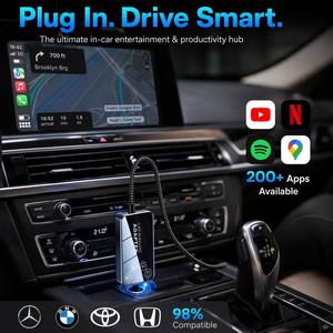 Adaptateur CarPlay sans fil certifié CE RoHS, <span class=keywords><strong>dongle</strong></span> OEM ODM avec logo personnalisé, garantie 1 an, fournisseur d'usine - Product Image 6