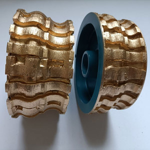 Ruota di profilo a punta sinterizzata diamantata CNC per sbavatura agente legante in granito e marmo - Product Image 1