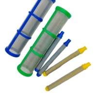 Filter Mesh Pistol Semprot Cat Airless Tekanan Tinggi, Filter Pensil, Cocok untuk Semua Pistol Semprot Airless, Ukuran Mesh Dapat Disesuaikan