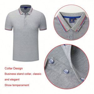 Design Custom Embroidered Polo Shirt High Quality Colorful Color Golf Shirt Blank Plain Soft Fitted Polo Shirt for Men - Product Image 4