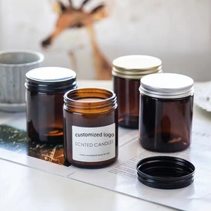 Großhandel Luxus Aromatherapie Sojawachskerzen Handgefertigtes Geschenkset mit Individuellem Jasminduft im Glasbehälter für Weihnachten - Product Image 4