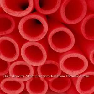 पर्यावरण के अनुकूल इन्सुलेशन खोखले कस्टम रंगीन गोल ठोस सुरक्षात्मक कुशन सामग्री स्पंज उच्च घनत्व एपे फोम ट्यूब - Product Image 1