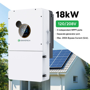 ผู้ผลิตเครื่องแปลงไฟพลังงานแสงอาทิตย์แบบไฮบริด Srne ขนาด 14kw 16kw 18kw ระบบออฟกริด Mppt คลื่นไซน์บริสุทธิ์ - Product Image 4