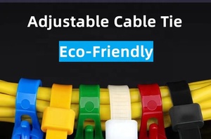 도매 7.2*200mm 공장 가격 좋은 품질 출시 재사용 가능한 나일론 케이블 넥타이 플라스틱 타이 스트랩 플라스틱 와이어 타이 - Product Image 3