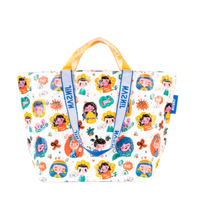 Dễ thương tùy chỉnh nhiều lớp <span class=keywords><strong>PP</strong></span> dệt không thấm nước mua sắm túi quần áo Quà Tặng Vai Tote lưu trữ túi tái sử dụng tái chế thân thiện với môi Túi - Product Image 3