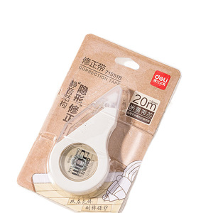 Ruban correcteur Deli 5 mm x 20 m, noyau beige, pour étudiants - Product Image 5