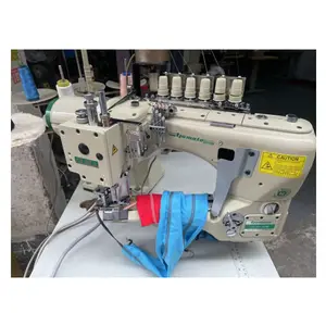 Used Yamato FD6200 feed off the arm 4 needle 6 thread flatseamer Sewing Machine