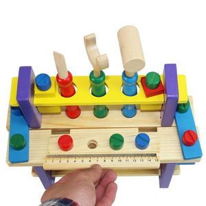2020 New Educational Model <b>Toy</b> Kid Pretend Play Assemble Table Wooden Construction <b>Tools</b> <b>Set</b> for Ages 3+ - Product Image 5