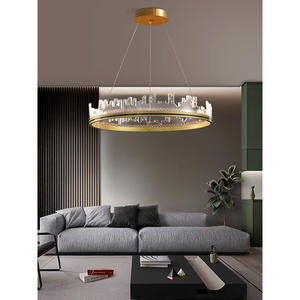 Luminaire suspendu LED de style nordique de luxe, art moderne minimaliste, luminaire de salle à manger, tendance créatif personnalisé pour bar - Product Image 3