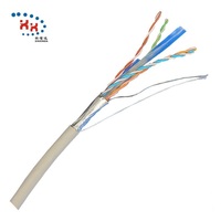 Câble LAN POE certifié 23AWG UTP Cat5e Ftp Cat6 Sftp Cat6A Câbles de communication FTP solides