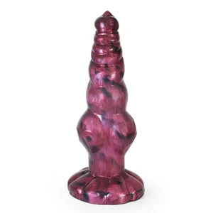 Hochwertiger künstlicher Penis weibliches Sexspielzeug Langer Penis Dildo Faden form Frauen verwenden neue Farbe Dildo Big Dog Knot Dildo