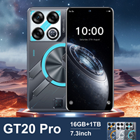 Teléfono Inteligente GT20 Pro 5G en Oferta, Deca Core, Pantalla HD OLED de 7.3 Pulgadas y 120Hz, Batería de 7800mAh, Doble SIM, Inglés