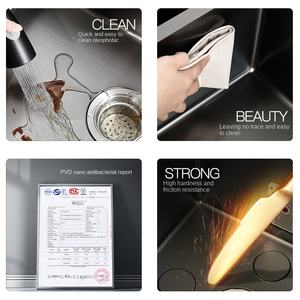 Machine de lavage et de purification intelligente à ultrasons YEETE pour fruits et légumes, finition chromée, désinfection et stérilisation - Product Image 3