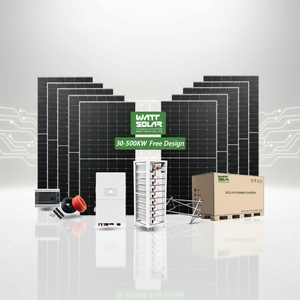 Système de stockage d'énergie solaire commercial avec <span class=keywords><strong>batterie</strong></span> et onduleur hybride 30kW 50kW 100kW 250kW - Product Image 1