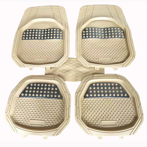 5PCS PVC Car Full Set Anti slip <b>Mat</b> for Universal Car Wholesale Top Quality <b>Floor</b> <b>Mats</b> PVC Aluminum Car <b>Mat</b> - Product Image 1