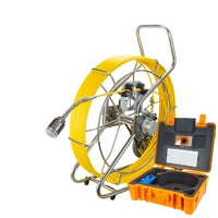 Caméra d'inspection endoscopique 1080P avec tête de 50 mm et câble de 20 mètres, système de caméra d'inspection pour canalisations d'égout, écran LCD 7 pouces