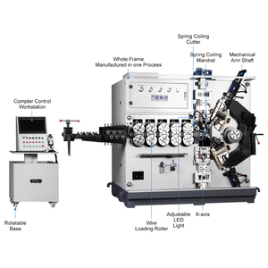 تصنيع WNJ عالية السرعة ضغط TK5120 CNC صنع الأسلاك اللف التلقائي آلة التواء الربيع - Product Image 3