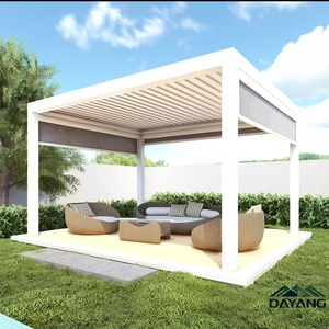Pérgola Bioclimática de Aluminio <span class=keywords><strong>Airfun</strong></span> con Revestimiento en Polvo Resistente a la Corrosión y a los Rayos UV, Fácil de Montar en Exteriores - Product Image 4