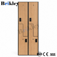 Armoire de vestiaire compacte en stratifié phénolique HPL de bonne qualité Brikley