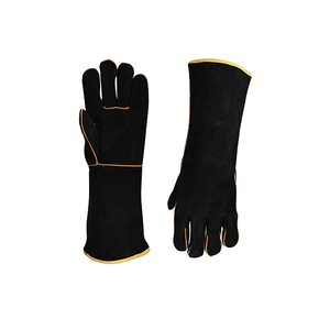Gants de sécurité en cuir fendu de vache extra large, confortable et de qualité supérieure, pour le soudage de construction, 16 pouces, 1.2mm d'épaisseur, étincelle - Product Image 1
