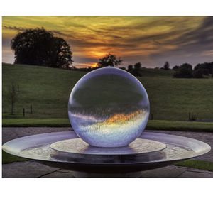 Offre Spéciale en plein air Moderne Minimaliste Jardin Décoration En Métal Sphère <span class=keywords><strong>Fontaine</strong></span> D'eau - Product Image 1