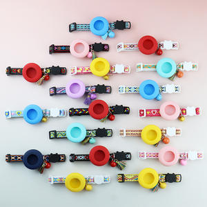 Venta caliente impermeable reflectante Pet Tracker Collar Airtag con hebilla de seguridad campana para perros gatitos hechos de nailon duradero - Product Image 4