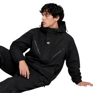 Vestes pour hommes personnalisées, décontractées, d'automne, tissées, imperméables, légères, en nylon, pour le jogging, l'entraînement, la randonnée, extensibles, à séchage rapide, coupe-vent - Product Image 3