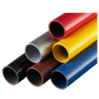 Tuyau d'incendie / Tuyau d'arrosage / Tuyau d'incendie peint en rouge