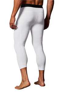 <span class=keywords><strong>Pantaloni</strong></span> Sportivi da <span class=keywords><strong>Uomo</strong></span> a Compressione 7/8, Traspiranti, Anti-Sfregamento, Elasticizzati in Quattro Direzioni con Tasca Laterale per OEM ODM - Product Image 3