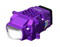 Phare de camion carré bi-LED universel RCD double cœur haute température PC LHD 12V 72W 2600 Lumens 5000K – Nouveau modèle