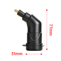 Chargeur de moto à double port 66W, PD30W USB36W, étanche, prise Hella, chargeur de voiture pour moto BMW 12V/24V, adaptateur de charge rapide