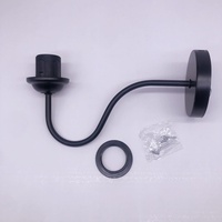 Lampe murale en cuivre DIY Ruyi, alimentation directe usine, douille E27, support de lampe 250V noir, garantie 3 ans