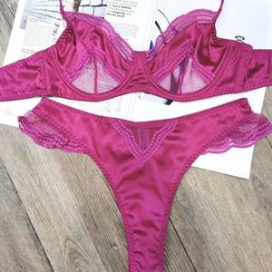 Lingerie Sexy da Donna alla Moda, Design in Pizzo, Reggiseno Push-up e Set Intimo - Product Image 5