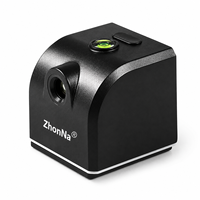 ZhonNa Mini Laser Level Garis Silang Hijau Merah USB Portabel Sinar Horizontal Vertikal Alat Penyelarasan Konstruksi Dalam & Luar Ruangan