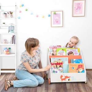 Librería <span class=keywords><strong>con</strong></span> <span class=keywords><strong>ruedas</strong></span> <span class=keywords><strong>para</strong></span> niños, unidad <span class=keywords><strong>de</strong></span> almacenamiento <span class=keywords><strong>de</strong></span> <span class=keywords><strong>juguetes</strong></span> <span class=keywords><strong>para</strong></span> niños pequeños, caja <span class=keywords><strong>de</strong></span> <span class=keywords><strong>juguetes</strong></span> <span class=keywords><strong>de</strong></span> <span class=keywords><strong>madera</strong></span>, librería creativa <span class=keywords><strong>con</strong></span> lindos patrones <span class=keywords><strong>de</strong></span> animales - Product Image 1