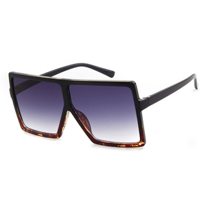 STORY STY5705 Fashion Oversized Sunglasses Big Frame Square Shades Flat <strong>Top</strong> Candy Color Sun <strong>Glasses</strong> for Men Women - Product Image 3