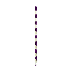 Artificial Flower Garland Purple <b>White</b> <b>Hanging</b> Decoration Floral Toran for Wedding Festival Home Temple and Event Decor - Product Image 1