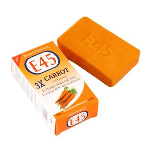 In Stock 250g <strong>E45</strong> Carrot Bath Soap with Moisturizing <strong>Cream</strong> Nourishes and Softens Skin for All Skin Types - Product Image 1