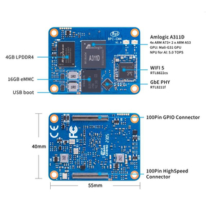ชุดโมดูลคอมพิวเตอร์ JA-CM4 Amlogic A311D ซีพียู Quad Core Cortex-A73/A53 แรม 4GB หน่วยความจำ eMMC 16GB 5.0 TOPS NPU สำหรับ AI และโครงการฝังตัว - Product Image 3