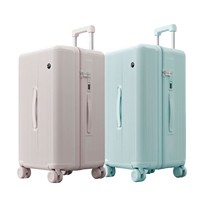 Nouvelle valise de voyage élégante en néoprène PC ultra-légère unisexe Duntun Max grande capacité 24 pouces à roulettes