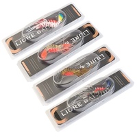 Nouvelle Leurre Souple Réaliste en Forme de Crevette Bionique de 90mm et 7.7g avec Hameçon à Œufs et Couteau, Idéal pour la Pêche en Eau Douce et Salée