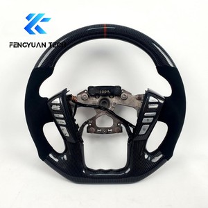 Volante de Fibra de Carbono Real Personalizado Estilo Nismo de Carreras para Armada Patrol Titan Y61 4X4 Todoterreno, YTcarbon - Product Image 1
