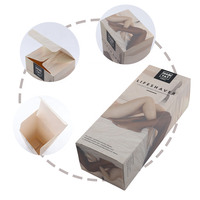 Haute Qualité À Faible Quantité Minimale De Commande Soie Bas Emballage Boîtes Vêtements Chaussettes Boîte Impression Personnalisée Papier Boîtes