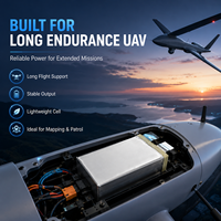 Baterai Drone Lipo Kapasitas Tinggi 3.7V 320Wh/kg Sel Tunggal untuk Drone FPV UAV, Grosir Stok 57000mah 5C