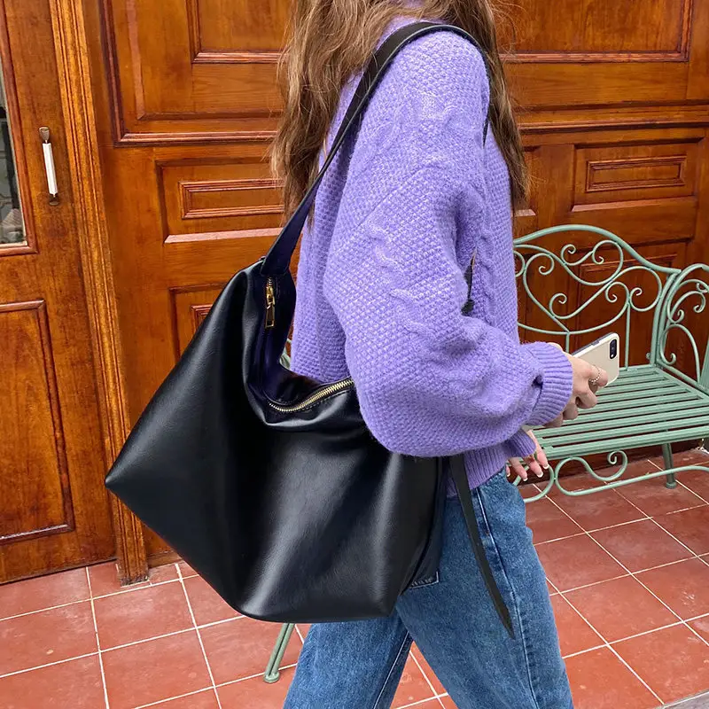 2023 nouveau Hong Kong Style INS mode Denim sac à provisions portable fille sac à bandoulière haute capacité étudiant sac à dos