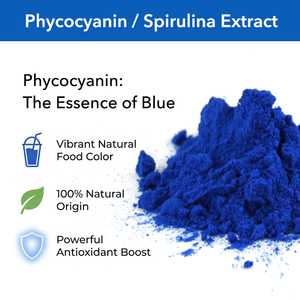 AMULYN Sampel Gratis OEM Phycocyanin Blue Majik E6 E18 E25 E40 Bubuk <span class=keywords><strong>Spirulina</strong></span> Biru Kemasan Vakum Kelas Makanan - Product Image 4