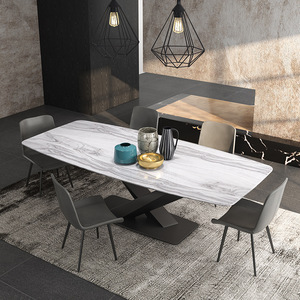 Hot Sale Nordic Modern Luxury Dining <strong>Table</strong> Household Furniture <strong>Eating</strong> <strong>Table</strong> - Product Image 4